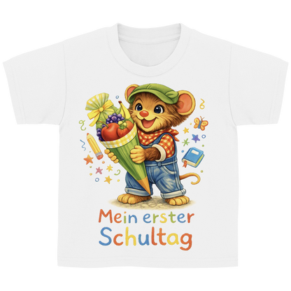 Kinder Basic T-Shirt Willi - Mein erster Schultag