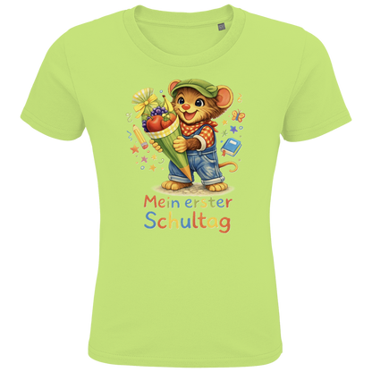 Kids Premium Bio T-Shirt Willi - Mein erster Schultag