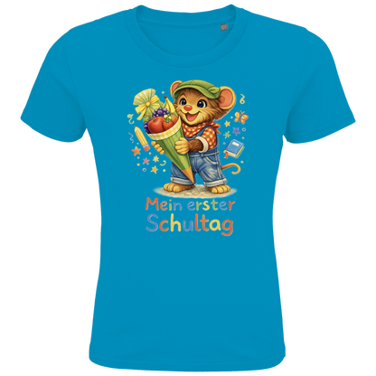 Kids Premium Bio T-Shirt Willi - Mein erster Schultag