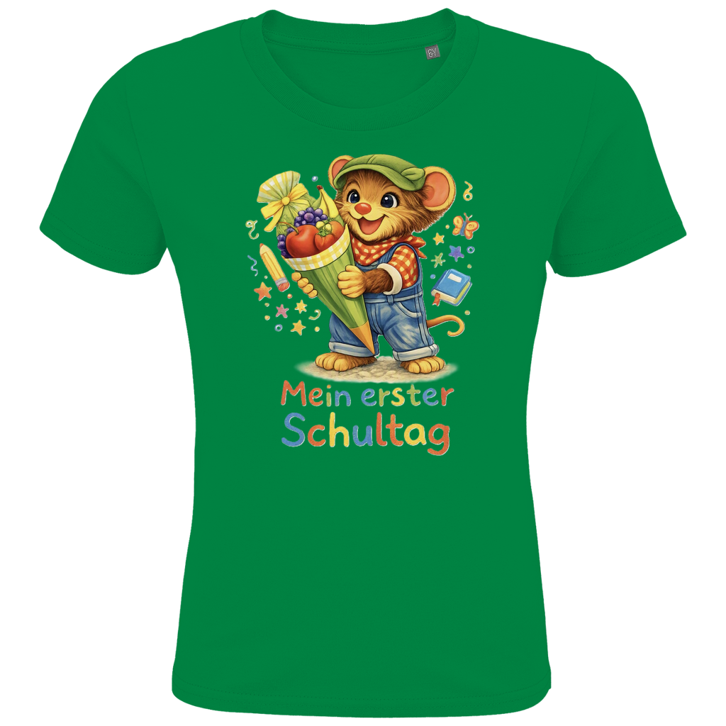 Kids Premium Bio T-Shirt Willi - Mein erster Schultag