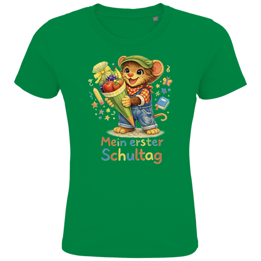 Kids Premium Bio T-Shirt Willi - Mein erster Schultag