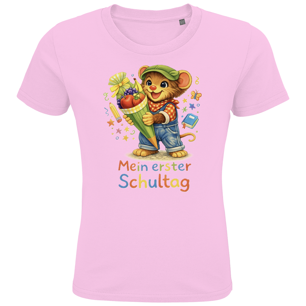Kids Premium Bio T-Shirt Willi - Mein erster Schultag