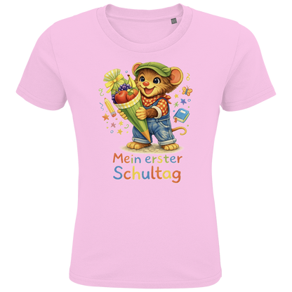 Kids Premium Bio T-Shirt Willi - Mein erster Schultag