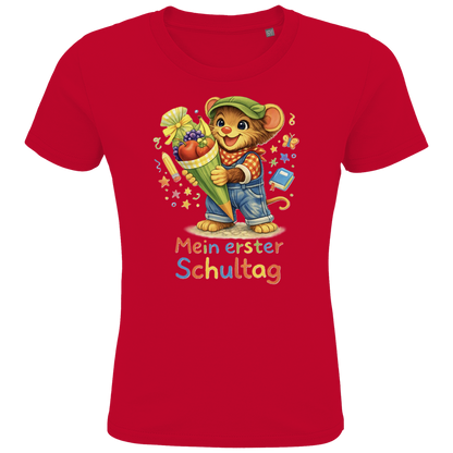 Kids Premium Bio T-Shirt Willi - Mein erster Schultag