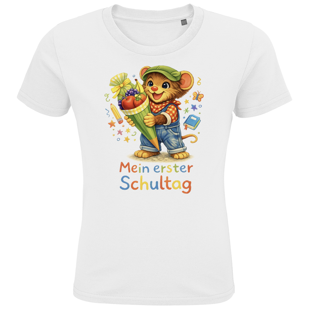 Kids Premium Bio T-Shirt Willi - Mein erster Schultag