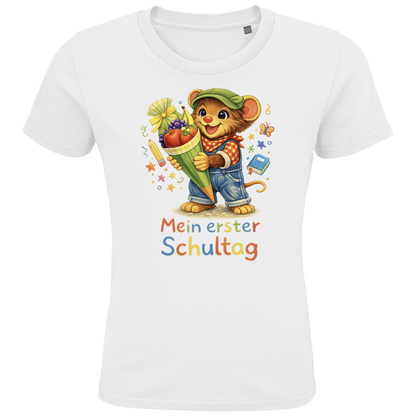 Kids Premium Bio T-Shirt Willi - Mein erster Schultag