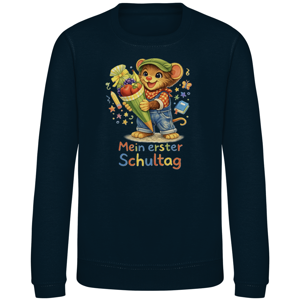 Kinder Sweatshirt Willi - Mein erster Schultag