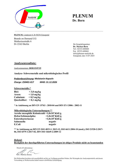 Melatonin - 75 Kapseln