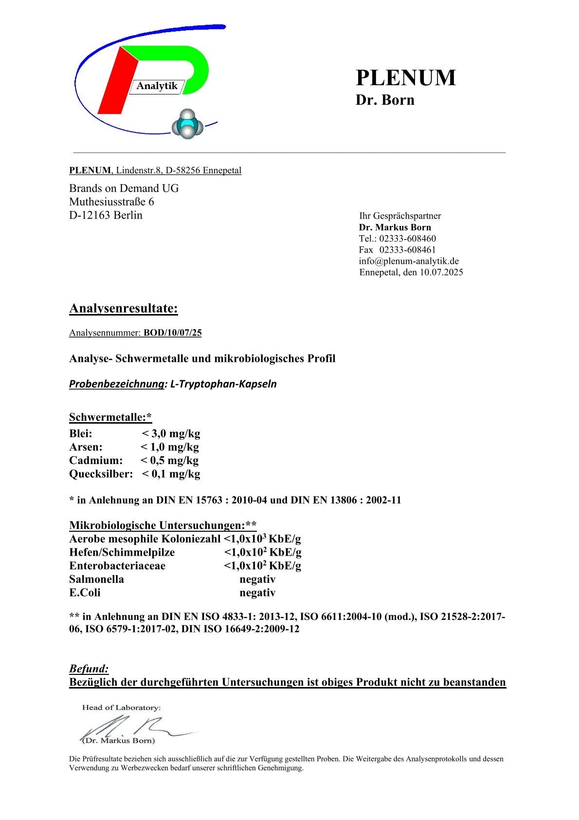 🌙 L-Tryptophan – 90 Kapseln