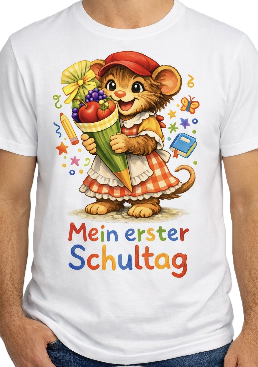 Kids Premium Bio T-Shirt Emmi - Mein erster Schultag