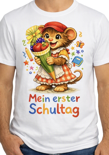 Kids Premium Bio T-Shirt Emmi - Mein erster Schultag