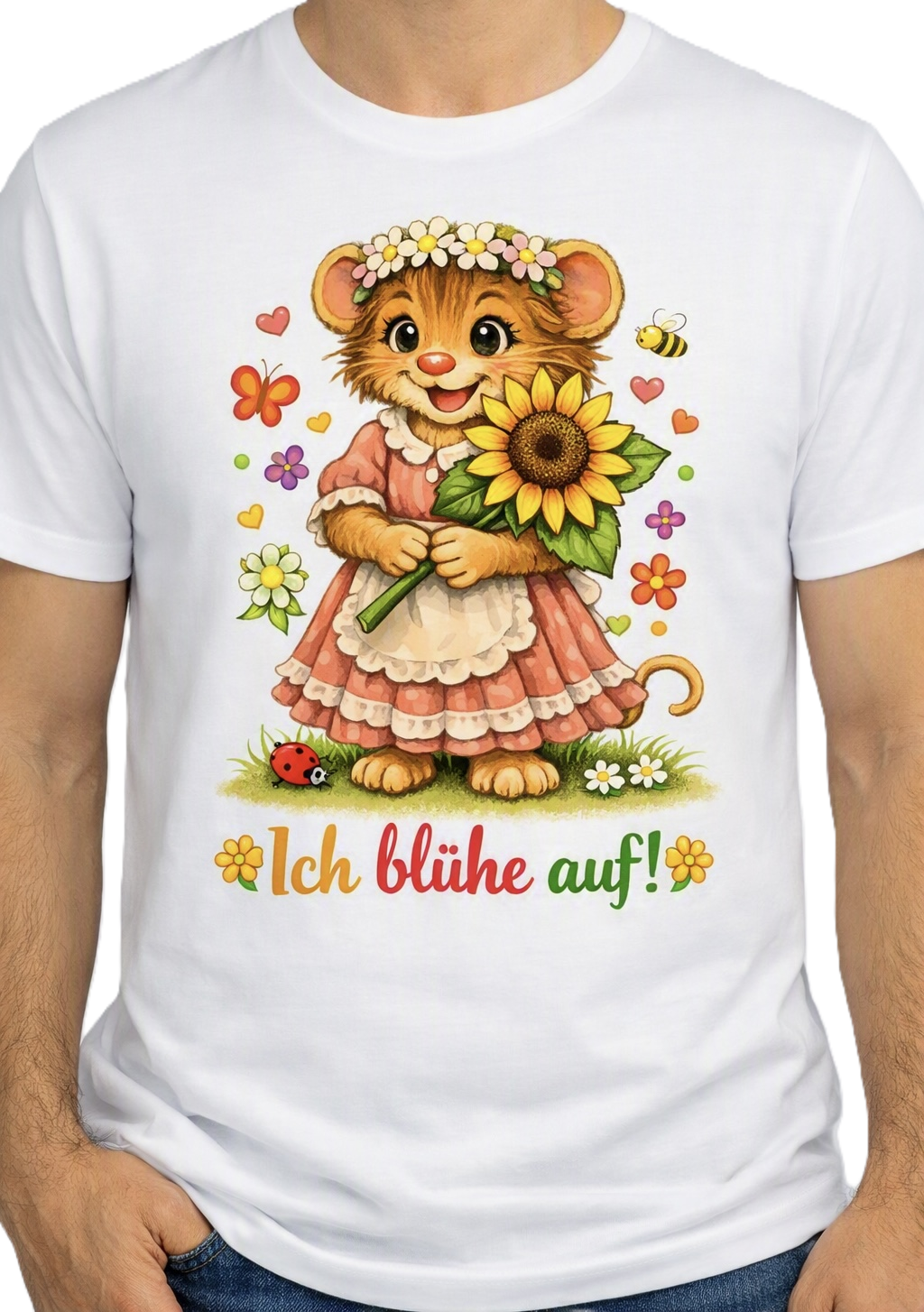Kids Premium Bio T-Shirt Idi - Ich blühe auf