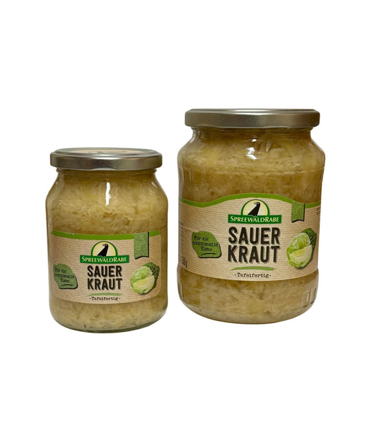 Sauerkraut im Glas 350 g und 680 g